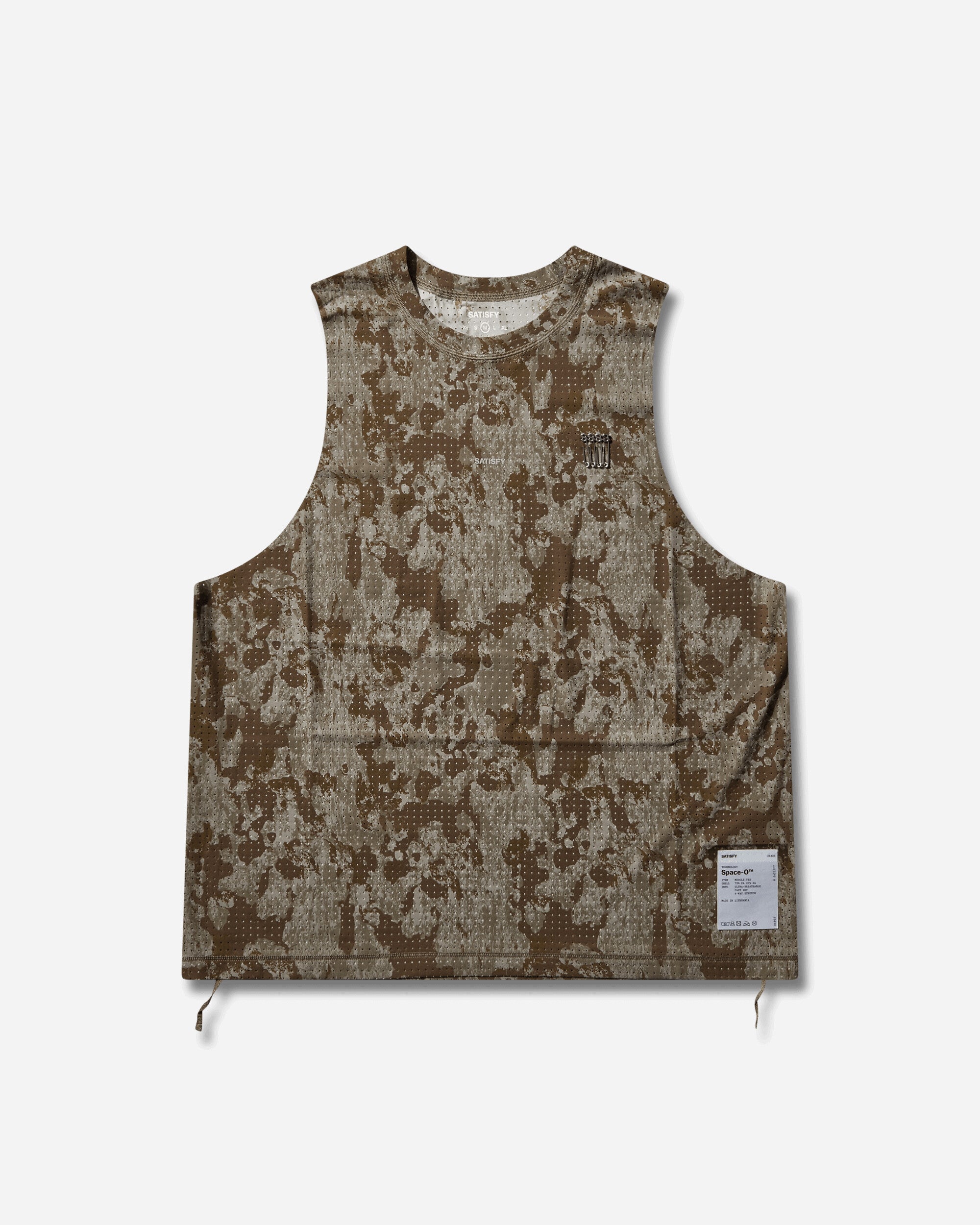 Satisfy Wmns Space O Muscle Tee Camo T-Shirts Shortsleeve 21025 59F01