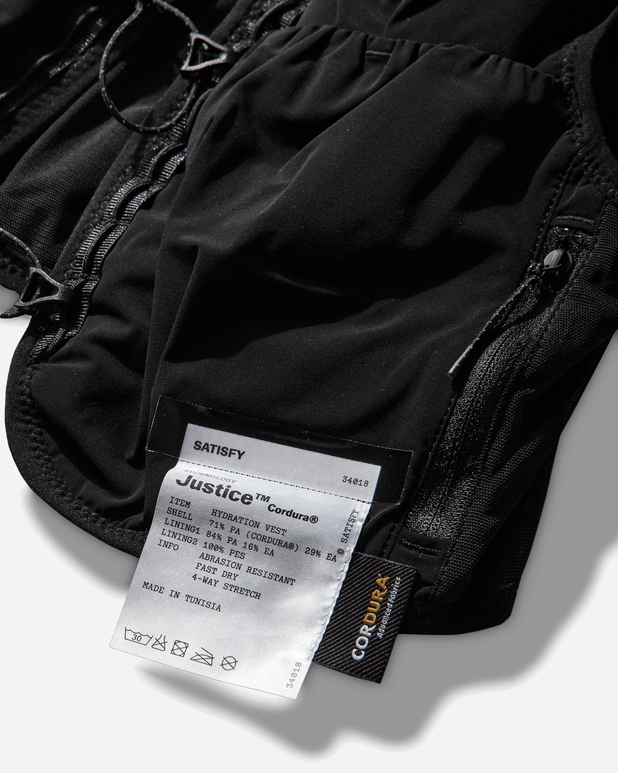 Satisfy Justice Cordura Hydration Black SA Coats and Jackets Vests 34044 00001