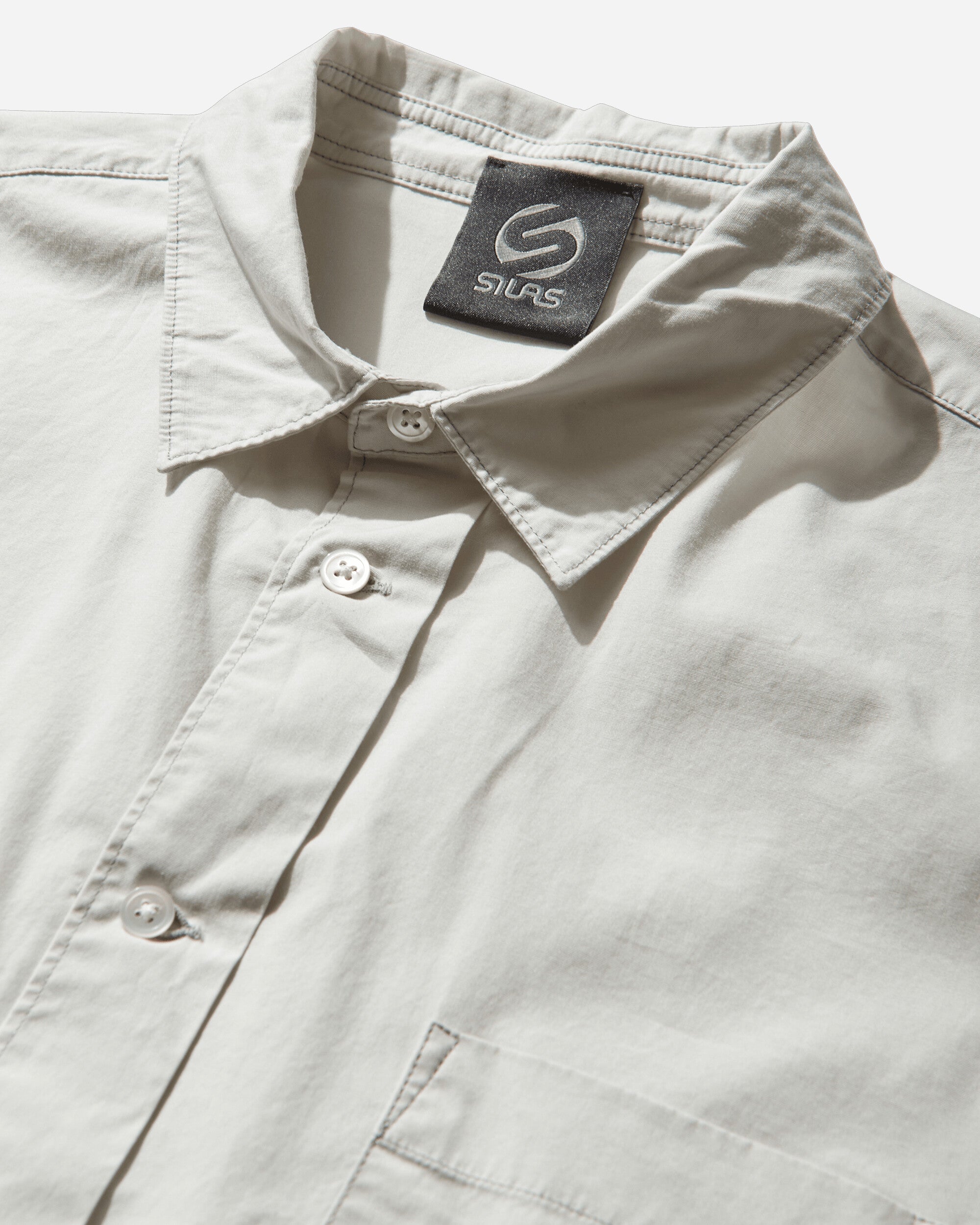 Silas Camp Shirt Off White Shirts Longsleeve Shirt LN-T001A01 OFFWHITE