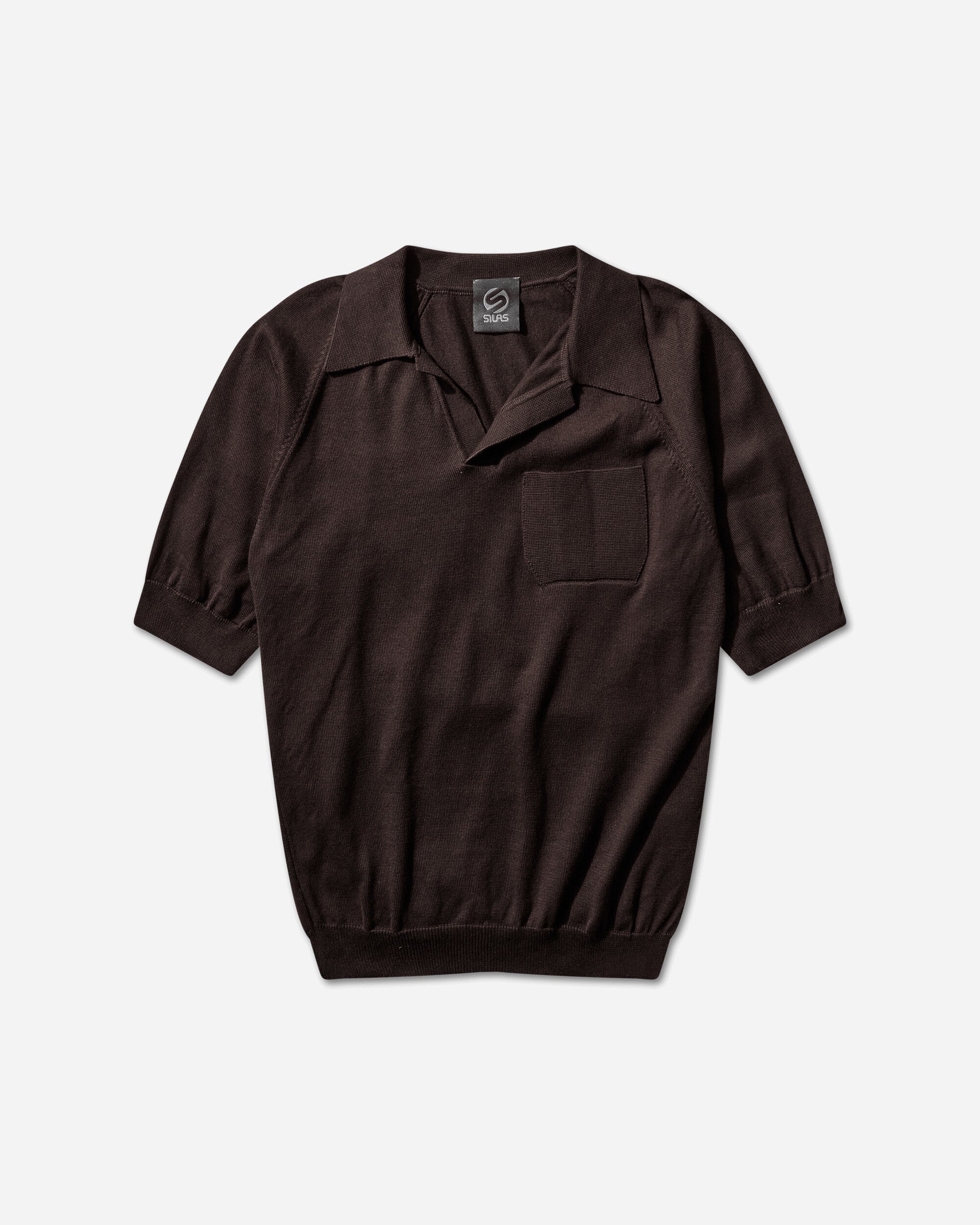 Silas Polo Shirt Brown T-Shirts Polo LN-KN003A01 BROWN