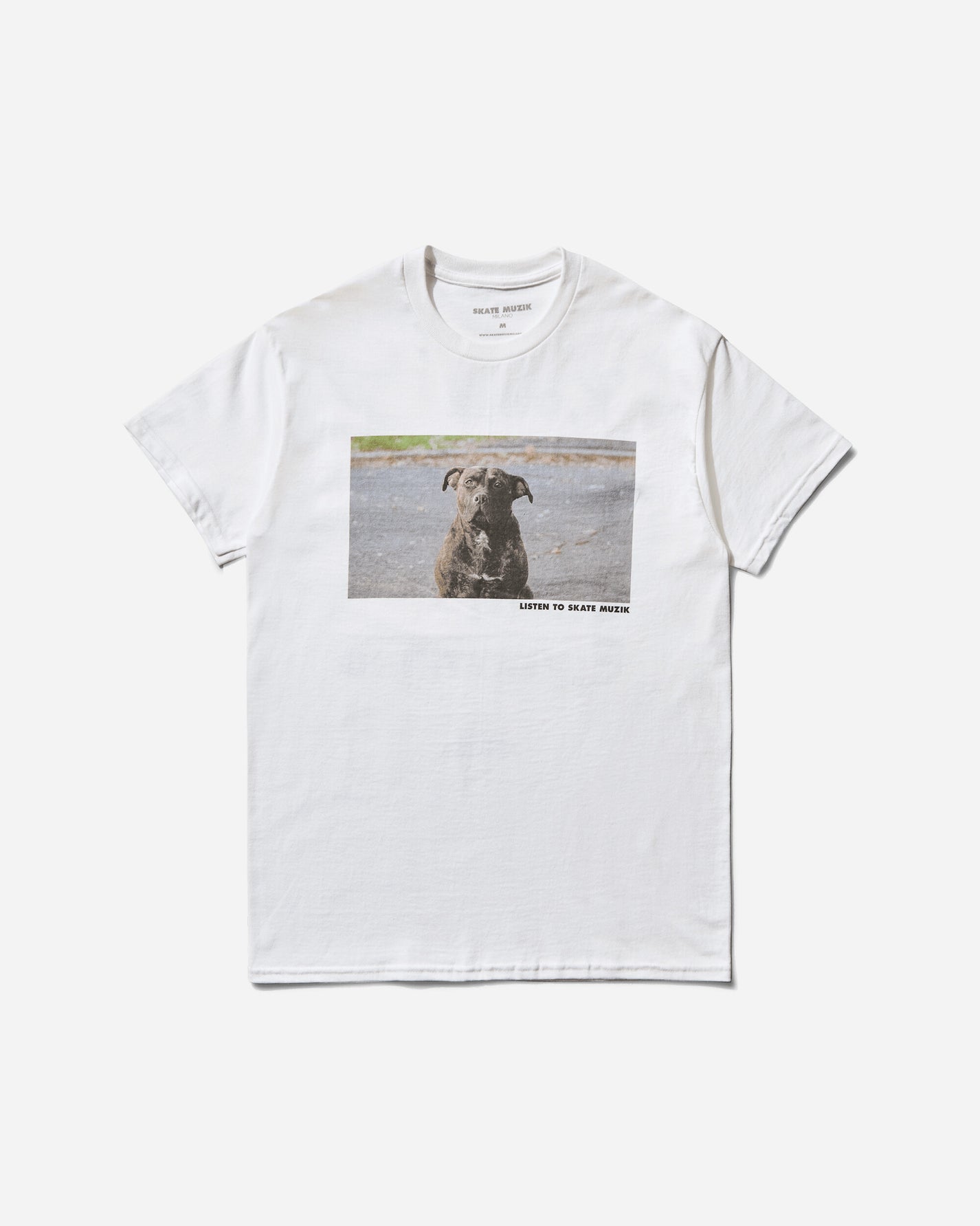 Skate Musik Skate Muzik X Ghost Dog Dog Tee White T-Shirts Shortsleeve GHOSTDOGDOG WHITE