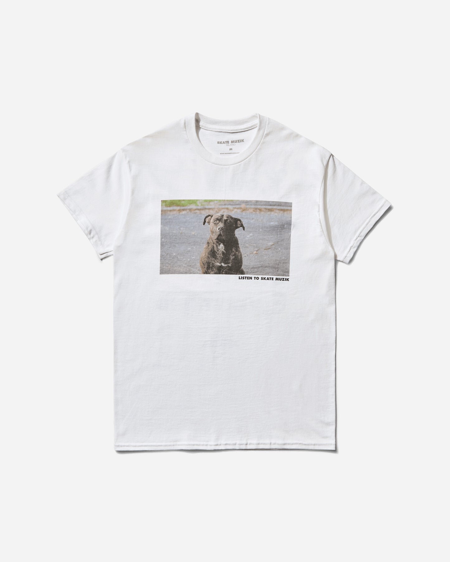 Skate Musik Skate Muzik X Ghost Dog Dog Tee White T-Shirts Shortsleeve GHOSTDOGDOG WHITE
