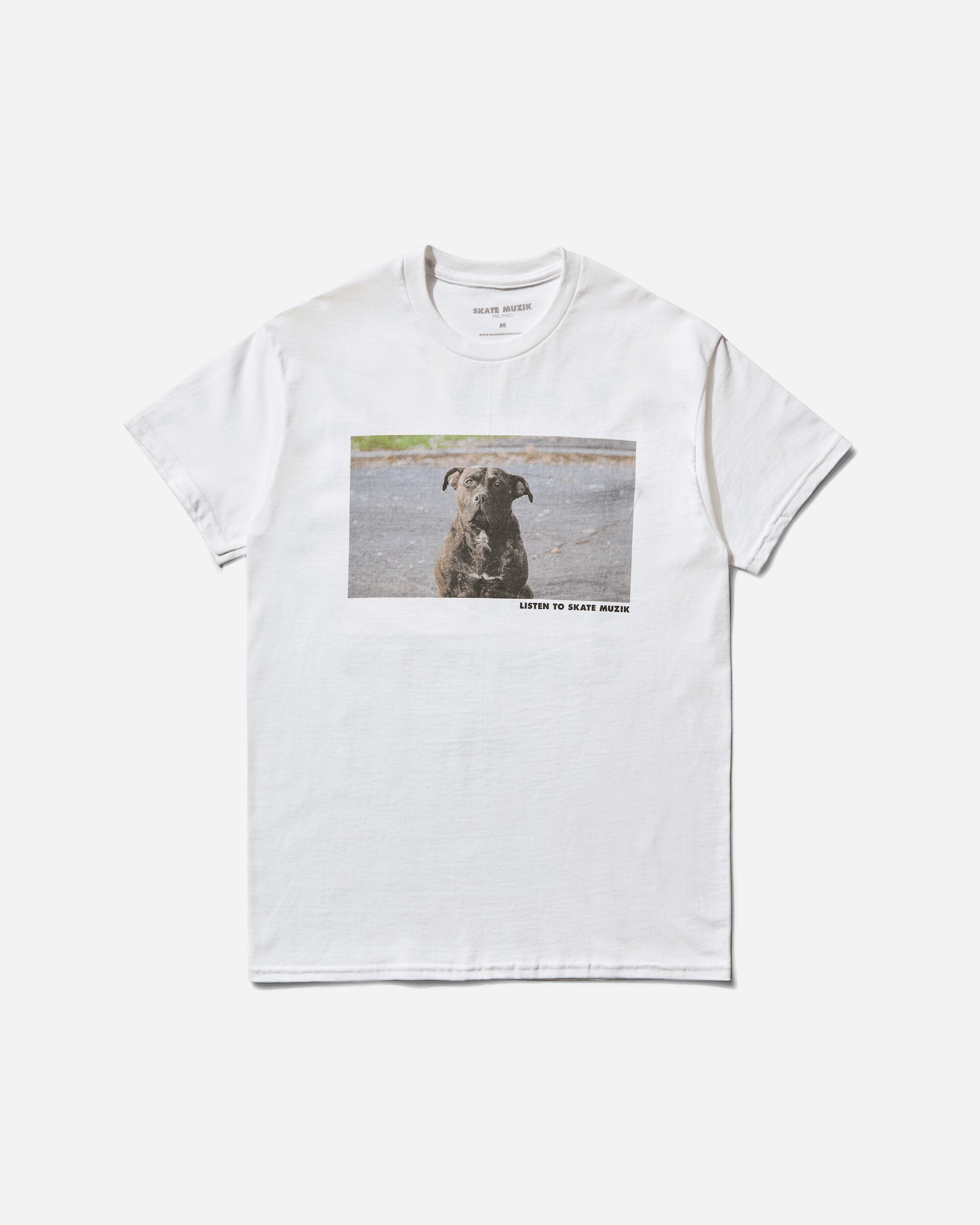 Skate Musik Skate Muzik X Ghost Dog Dog Tee White T-Shirts Shortsleeve GHOSTDOGDOG WHITE
