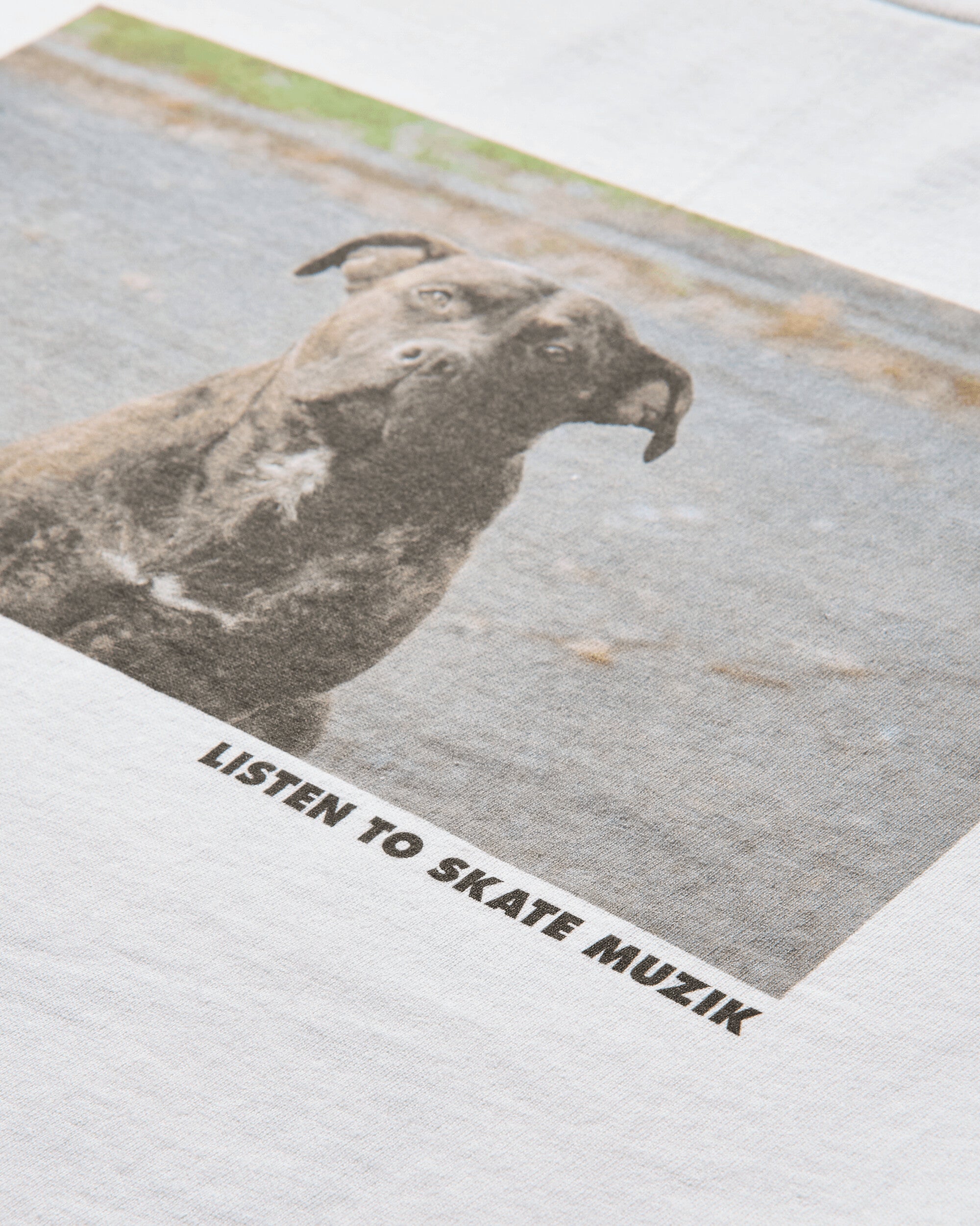 Skate Musik Skate Muzik X Ghost Dog Dog Tee White T-Shirts Shortsleeve GHOSTDOGDOG WHITE