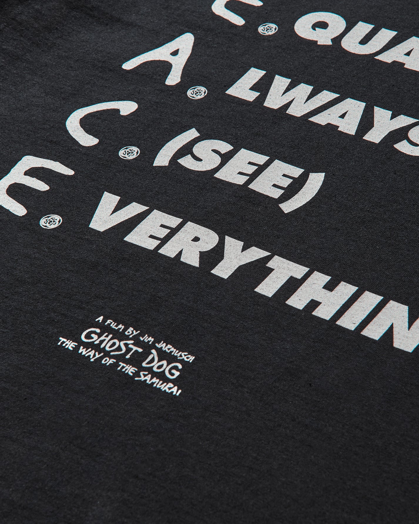 Skate Musik Skate Muzik X Ghost Dog P.E.A.C.E. Tee Black T-Shirts Shortsleeve GHOSTDOGPEACE BLACK