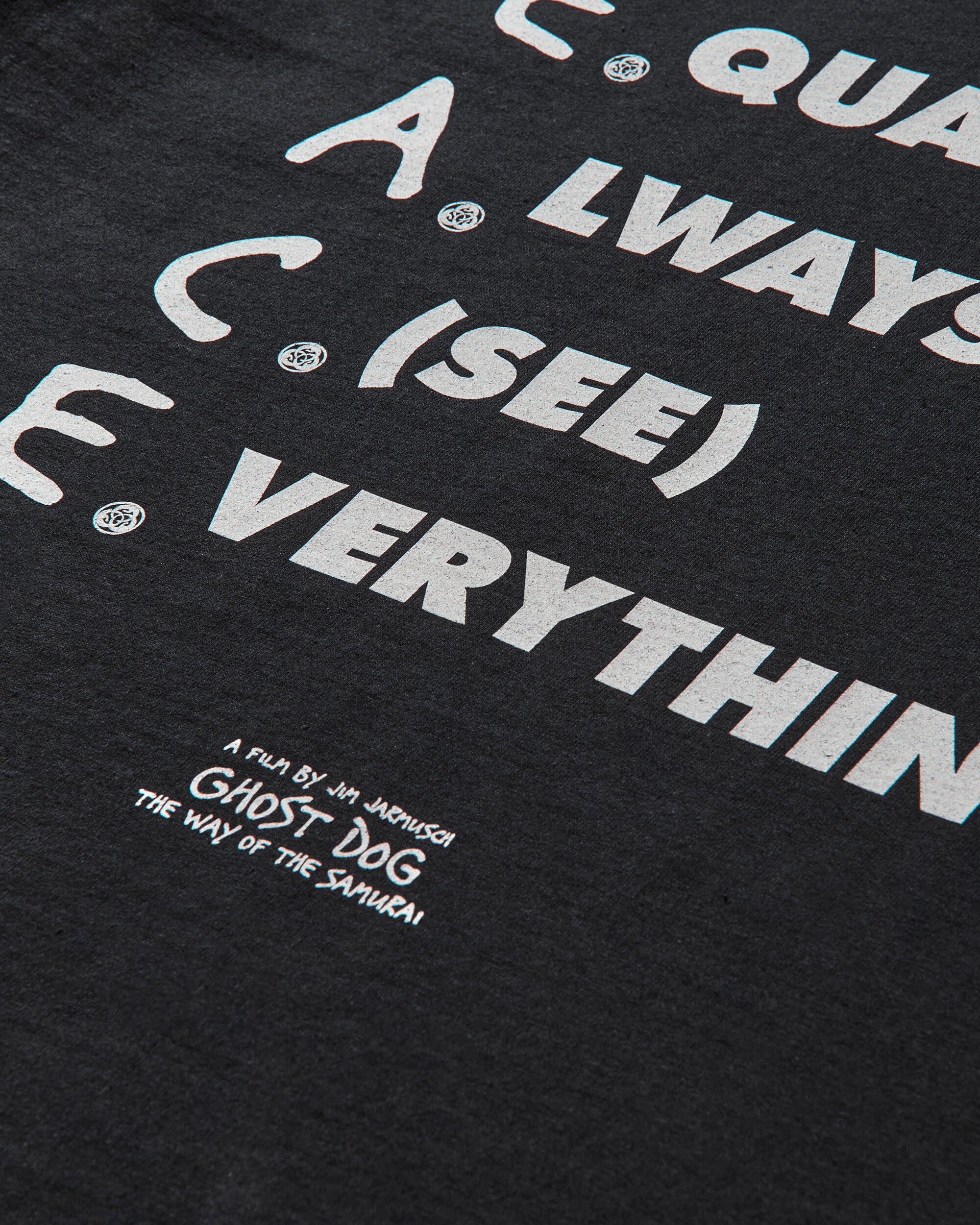 Skate Musik Skate Muzik X Ghost Dog P.E.A.C.E. Tee Black T-Shirts Shortsleeve GHOSTDOGPEACE BLACK