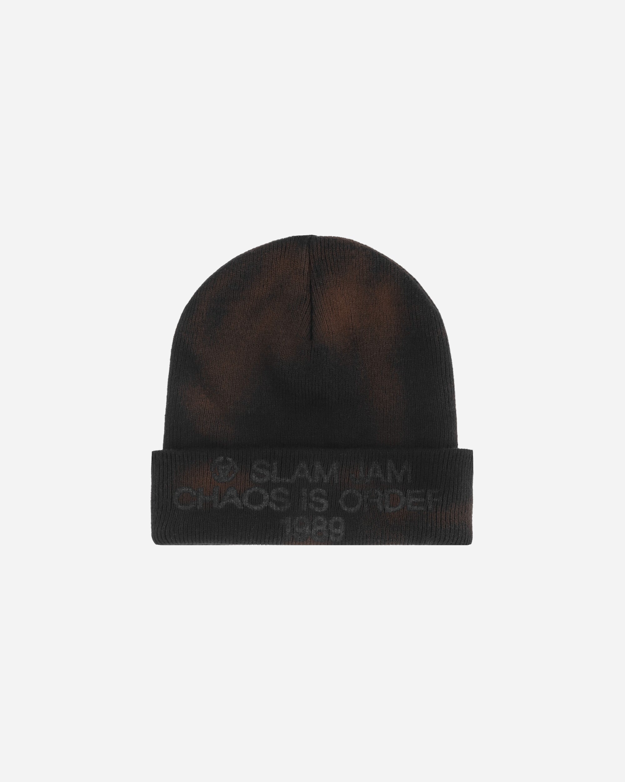 Slam Jam Carhartt x Tintoria Emiliana x Slam Jam "Poor Grade" Acrylic Watch Hat Black Hats Beanies I020222 89XX