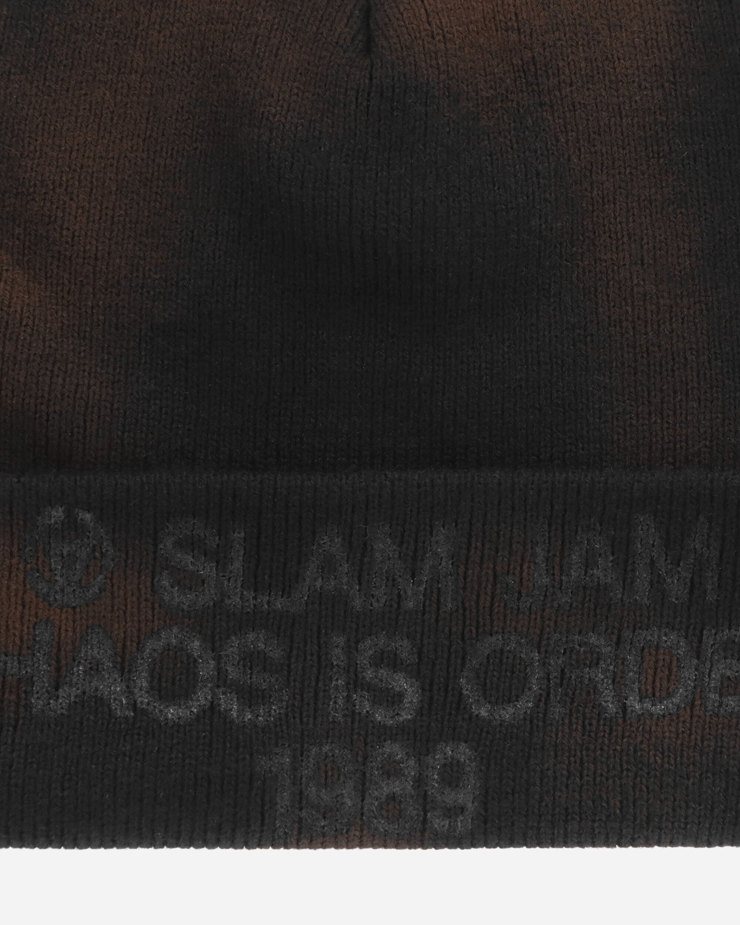 Slam Jam Carhartt x Tintoria Emiliana x Slam Jam "Poor Grade" Acrylic Watch Hat Black Hats Beanies I020222 89XX