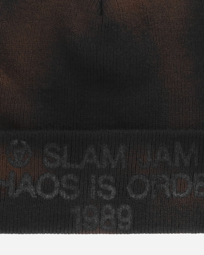 Slam Jam Carhartt x Tintoria Emiliana x Slam Jam "Poor Grade" Acrylic Watch Hat Black Hats Beanies I020222 89XX