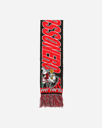 Slam Jam SJ Sballo Rossonero Scarf Black Red Gloves and Scarves Scarves and Warmneck PBMW201FA01W BLKRD01