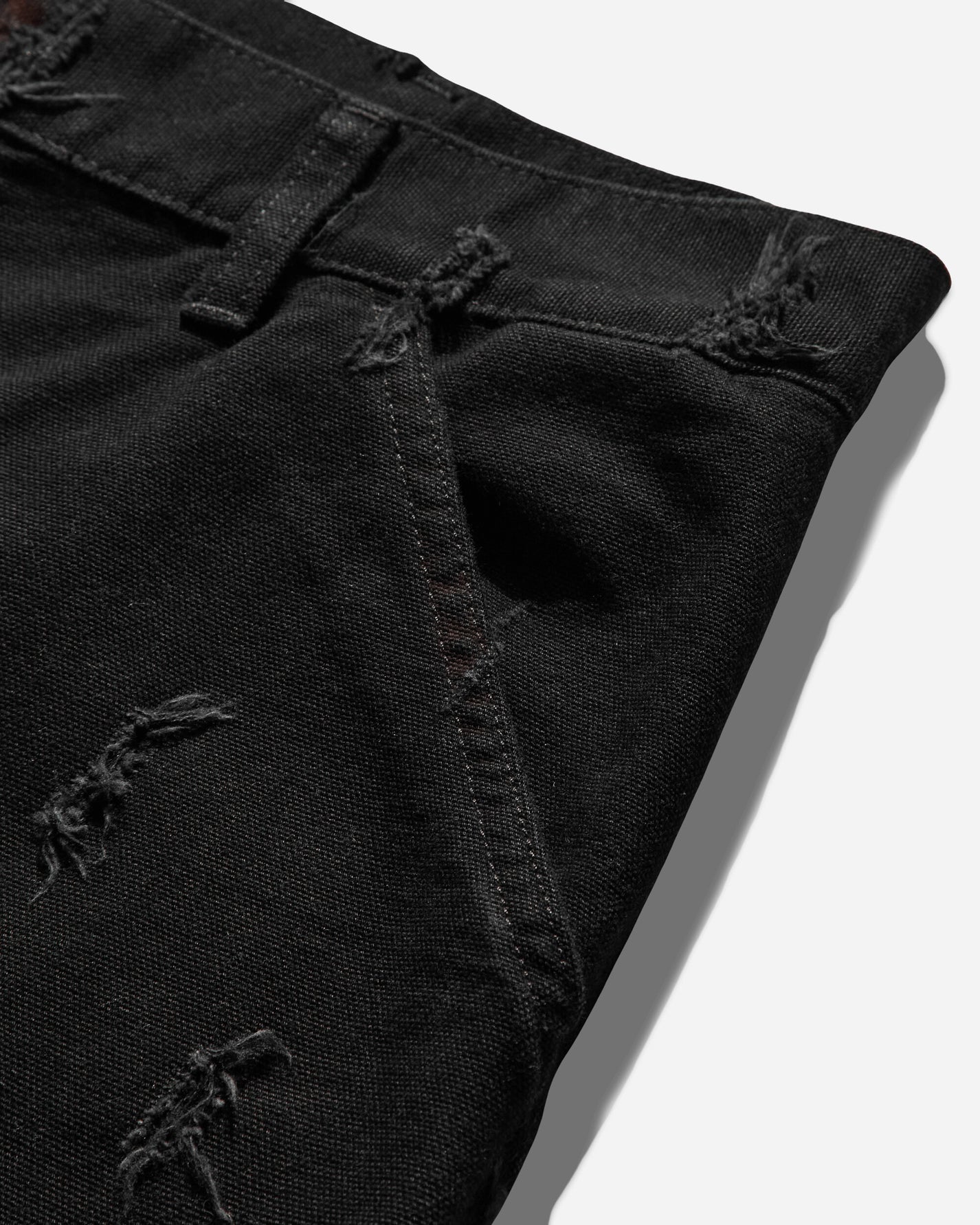 Slam Jam Carhartt x Tintoria Emiliana x Slam Jam "Poor Grade" Single Knee Pant Black Rinsed Pants Casual I031497 8902