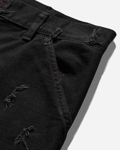 Slam Jam Carhartt x Tintoria Emiliana x Slam Jam "Poor Grade" Single Knee Pant Black Rinsed Pants Casual I031497 8902