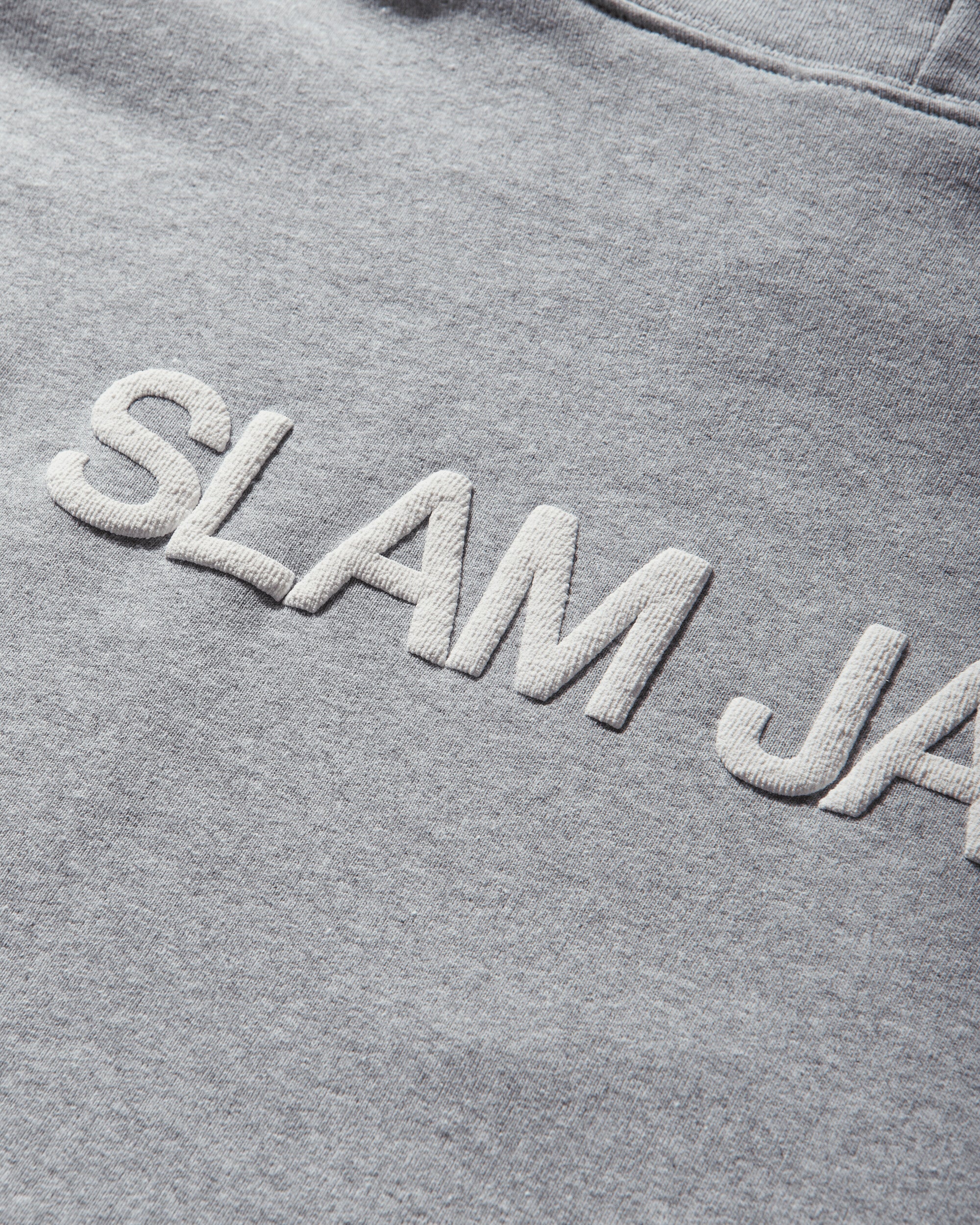 Slam Jam Graphic Hoodie Melange Sweatshirts Hoodies BBMW038FA05 GRY0019