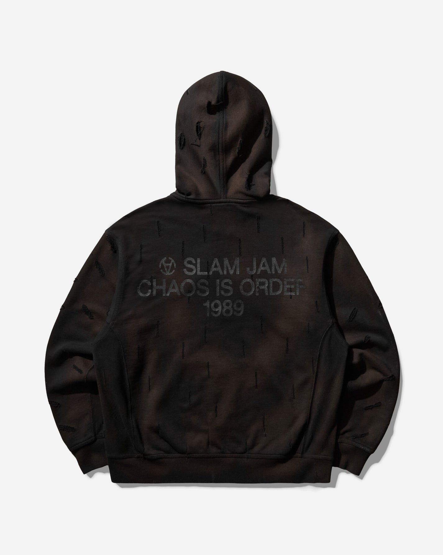 Slam Jam Carhartt x Tintoria Emiliana x Slam Jam "Poor Grade" Hooded American Script Jacket Black Coats and Jackets Jackets I028279 89XX