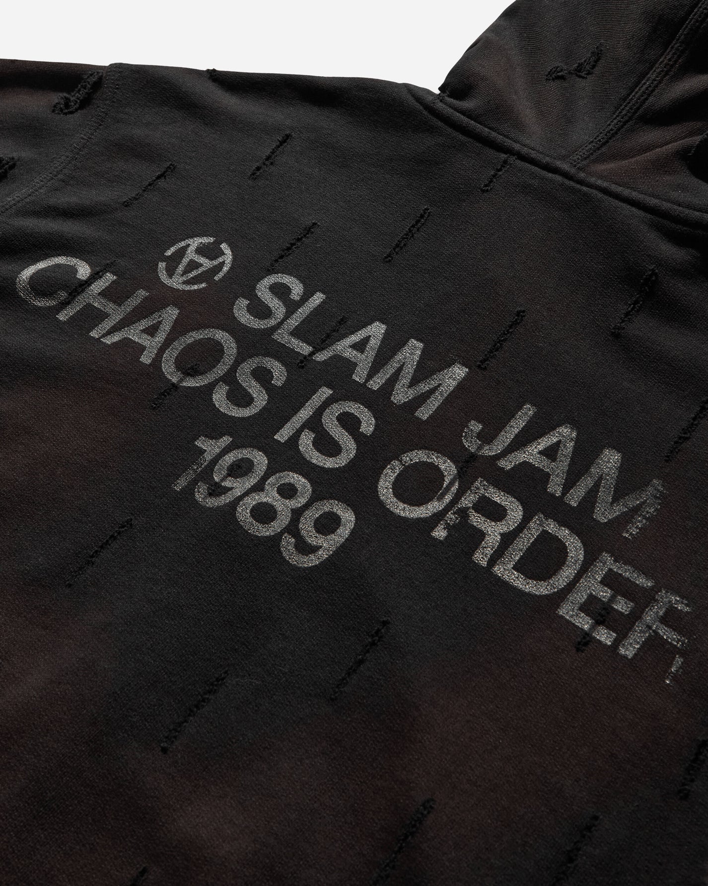 Slam Jam Carhartt x Tintoria Emiliana x Slam Jam "Poor Grade" Hooded American Script Jacket Black Coats and Jackets Jackets I028279 89XX