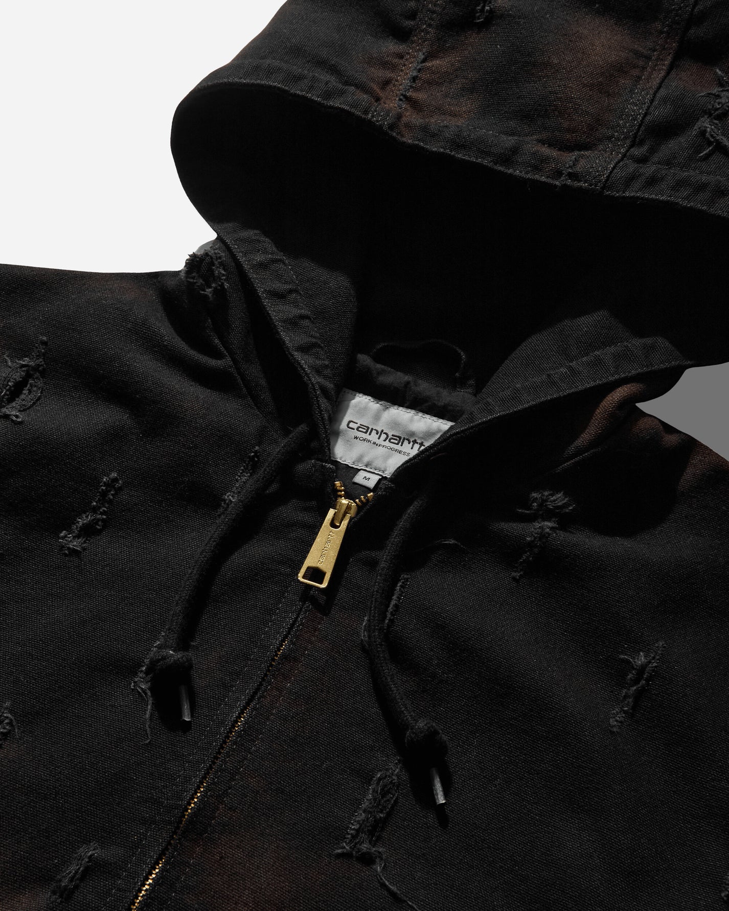 Slam Jam Carhartt x Tintoria Emiliana x Slam Jam "Poor Grade" OG Active Jacket Black Rinsed Coats and Jackets Jackets I023083 8902