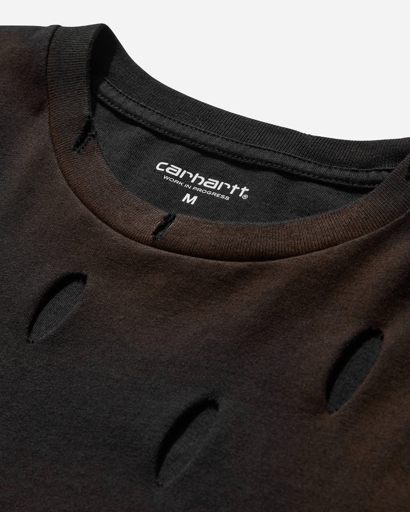 Slam Jam Carhartt x Tintoria Emiliana x Slam Jam "Poor Grade" L/S Chase T-Shirt Black Gold T-Shirts Longsleeve I026392 00FXX