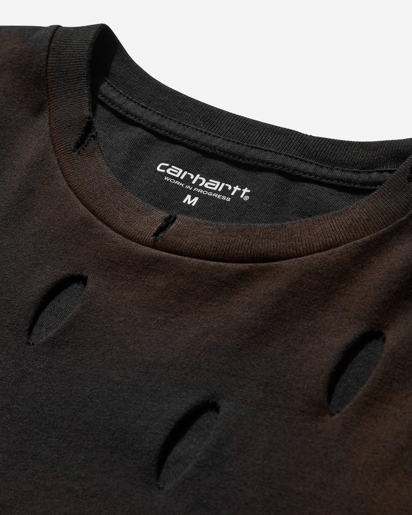 Slam Jam Carhartt x Tintoria Emiliana x Slam Jam "Poor Grade" L/S Chase T-Shirt Black Gold T-Shirts Longsleeve I026392 00FXX