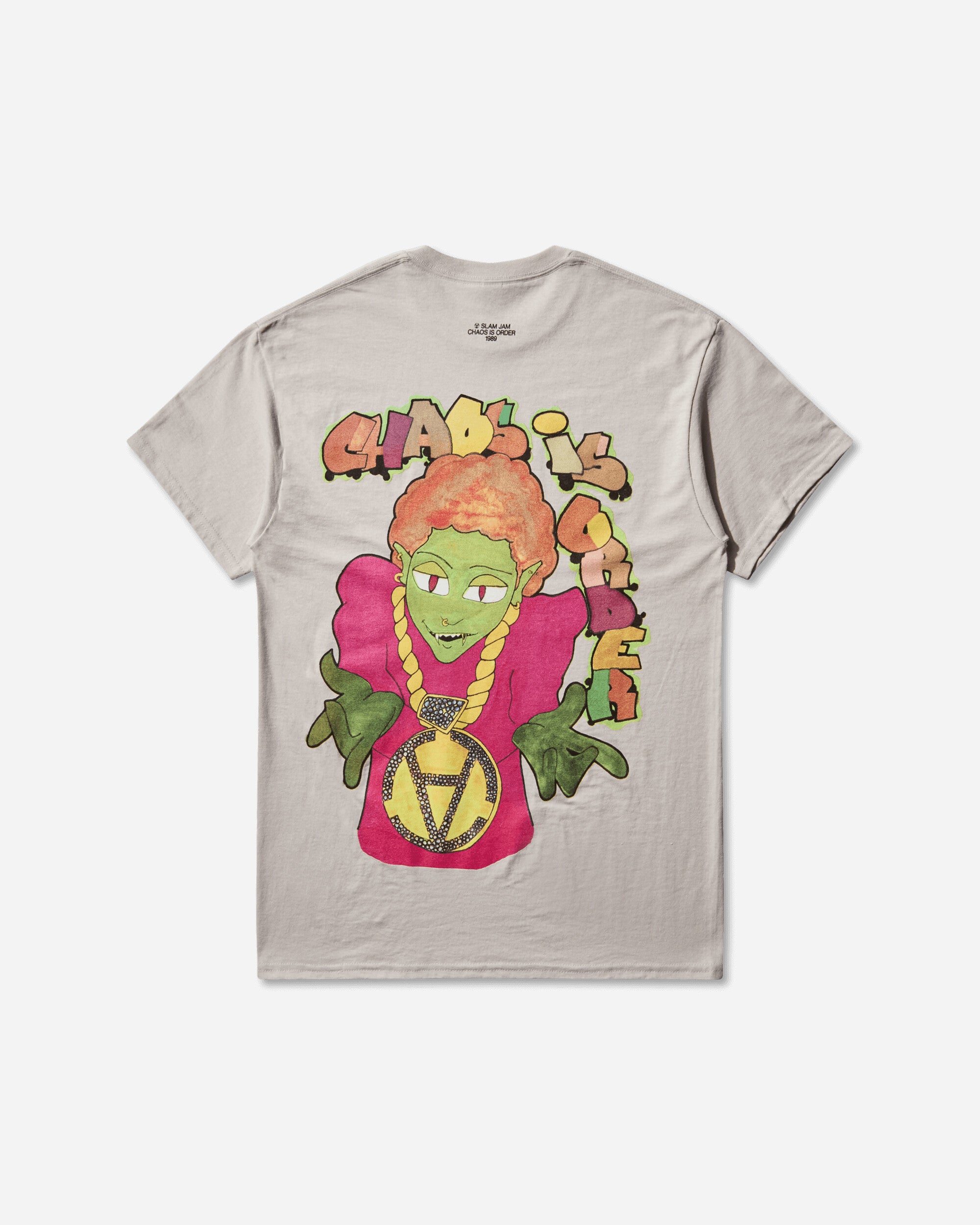 Slam Jam Andre Thompson X Slam Jam T-Shirt Grey T-Shirts Shortsleeve SJANDRETEE2 GRY