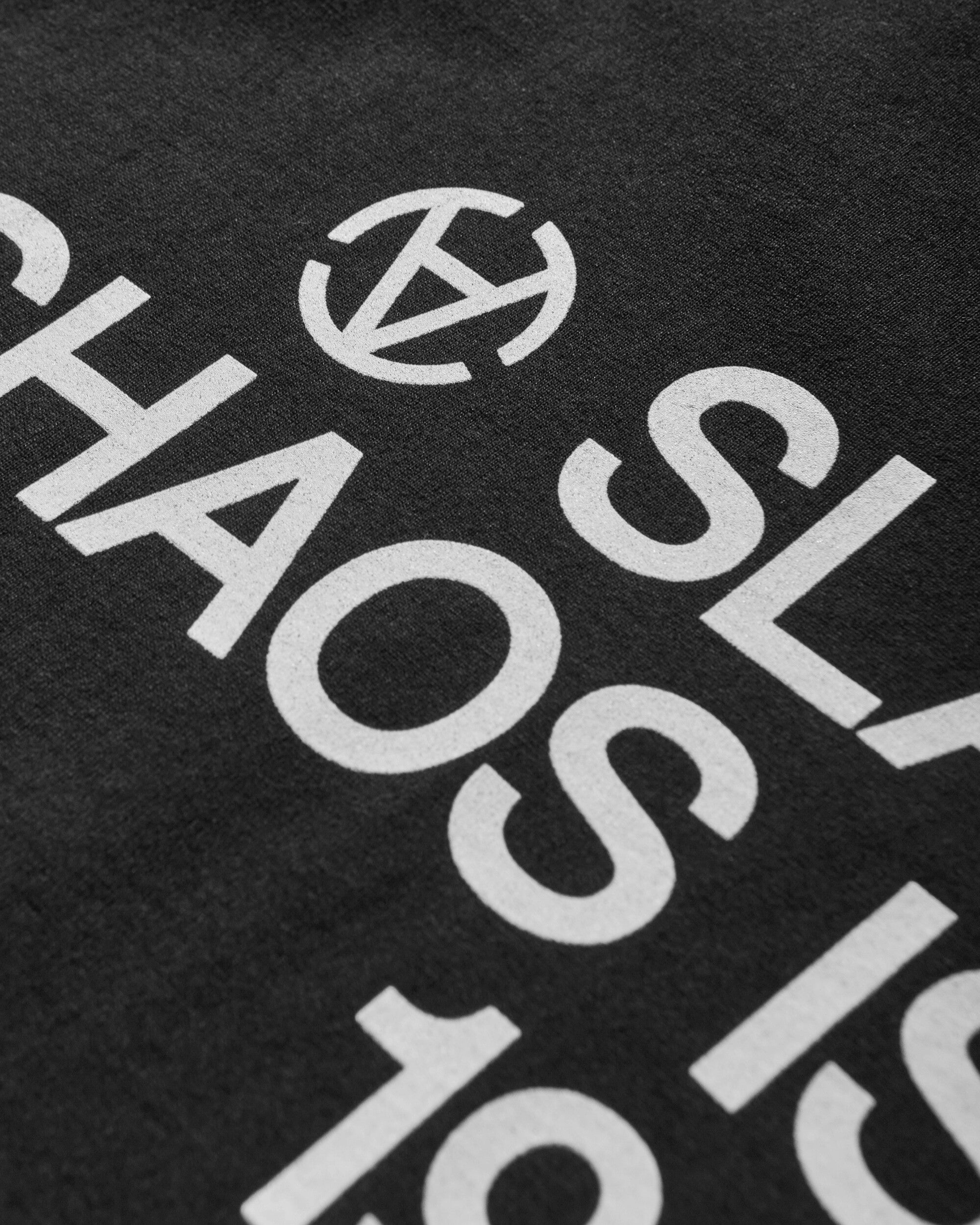 Slam Jam Chaos Is Order T-Shirt Black T-Shirts Shortsleeve SJPRCHAOS BLK