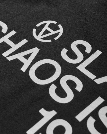 Slam Jam Chaos Is Order T-Shirt Black T-Shirts Shortsleeve SJPRCHAOS BLK
