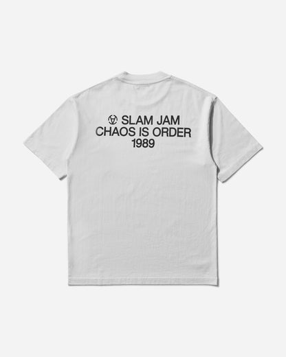 Slam Jam Chaos Is Order T-Shirt White T-Shirts Shortsleeve SJPRCHAOS WHT