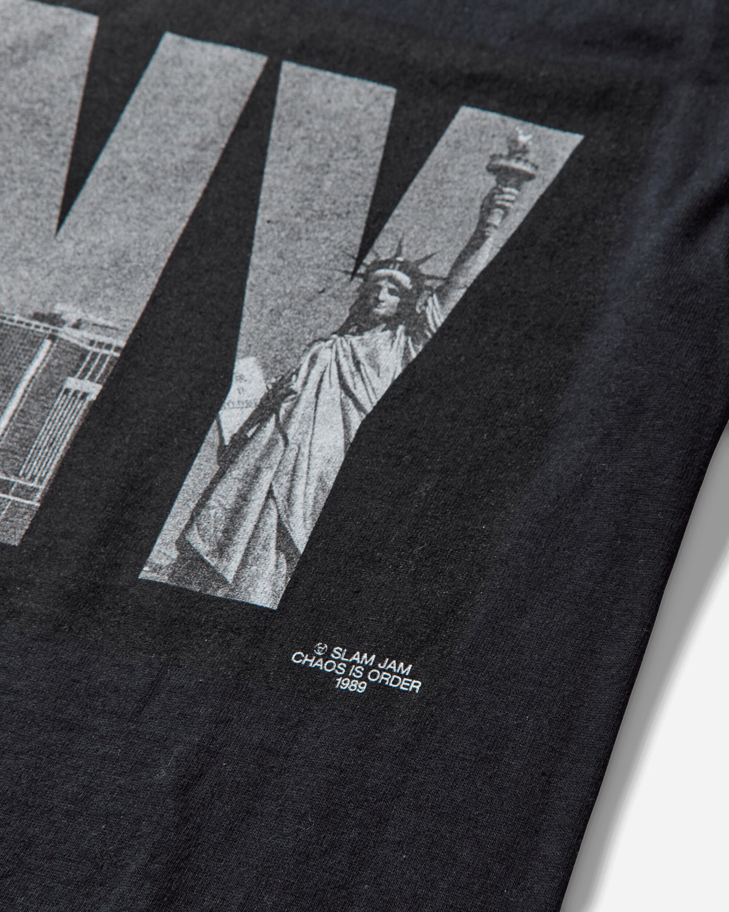 Slam Jam Slam Jam New York City T-Shirt Black T-Shirts Shortsleeve SJNYCTEE2 BLK