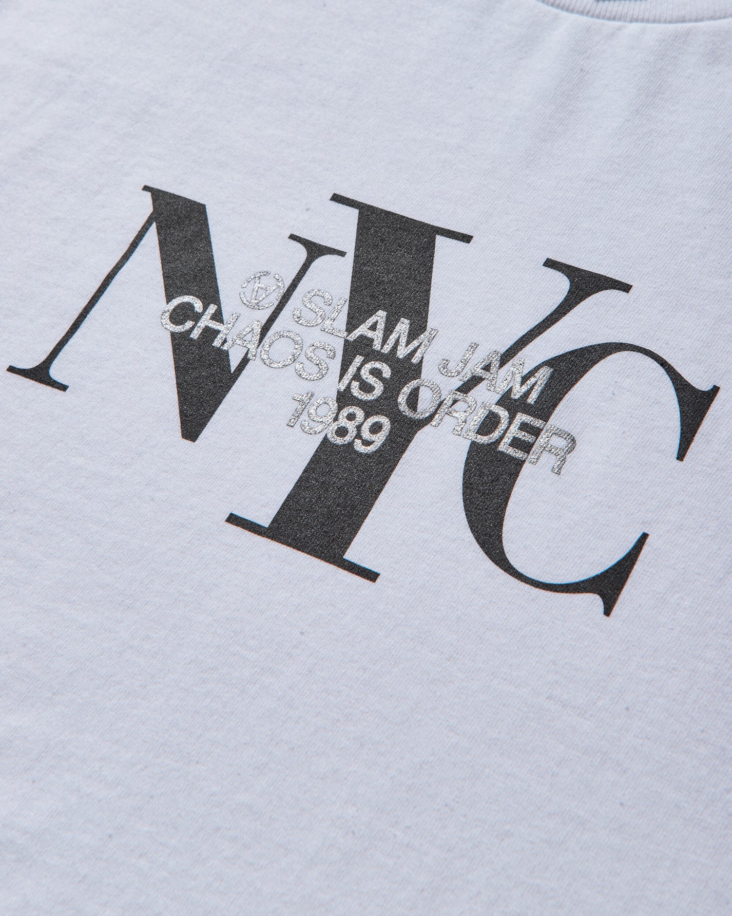 Slam Jam Slam Jam New York City T-Shirt White T-Shirts Shortsleeve SJNYCTEE1 WHT