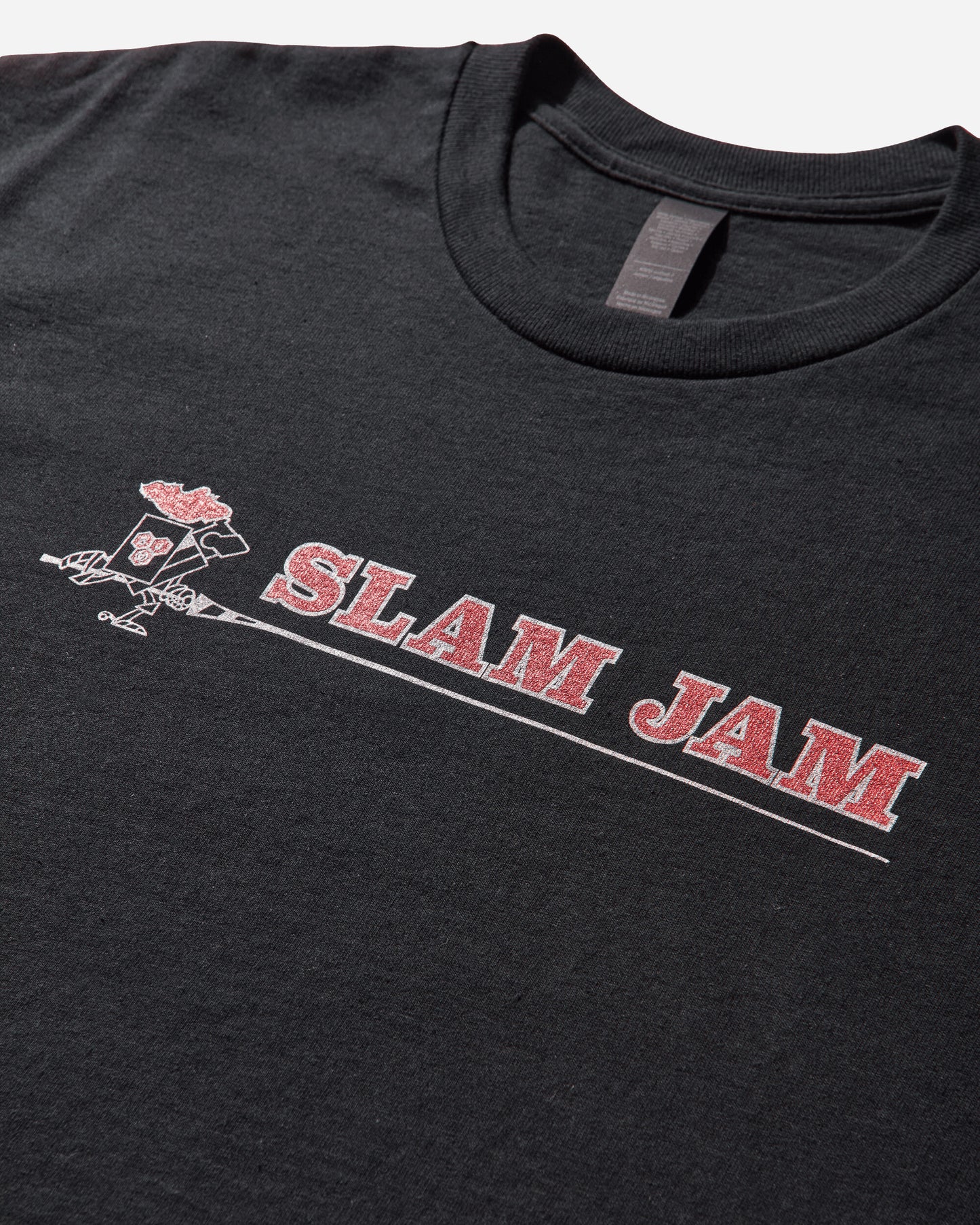 Slam Jam Slam Jam Panini T-Shirt Black T-Shirts Shortsleeve SJPANINITEE BLK