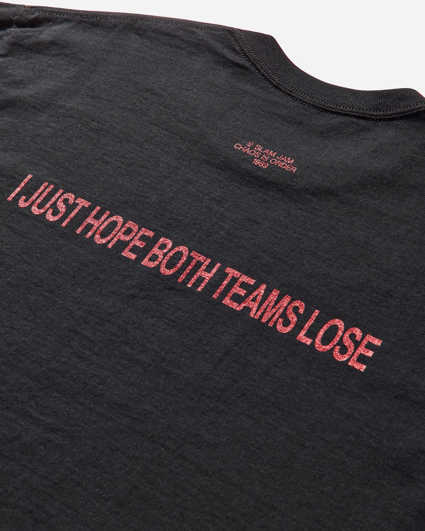 Slam Jam Slam Jam Panini T-Shirt Black T-Shirts Shortsleeve SJPANINITEE BLK