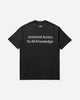 Slam Jam Temple T-Shirt Black T-Shirts Shortsleeve SJPRTEMPLE BLK