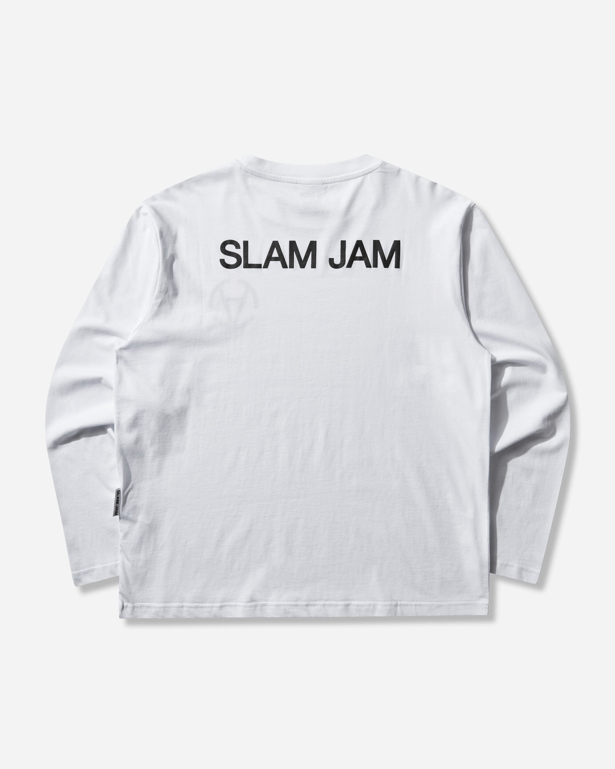 Slam Jam Graphic LS Tee White T-Shirts Top BBMW043FA10 WTH0001