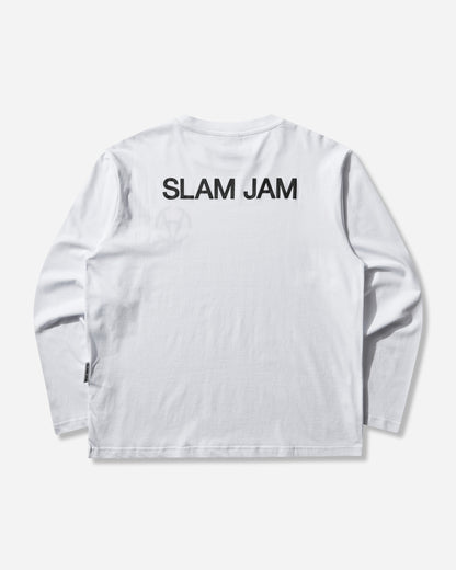 Slam Jam Graphic LS Tee White T-Shirts Top BBMW043FA10 WTH0001