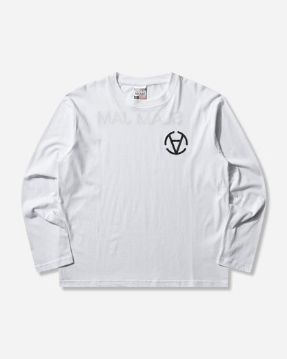 Slam Jam Graphic LS Tee White T-Shirts Top BBMW043FA10 WTH0001