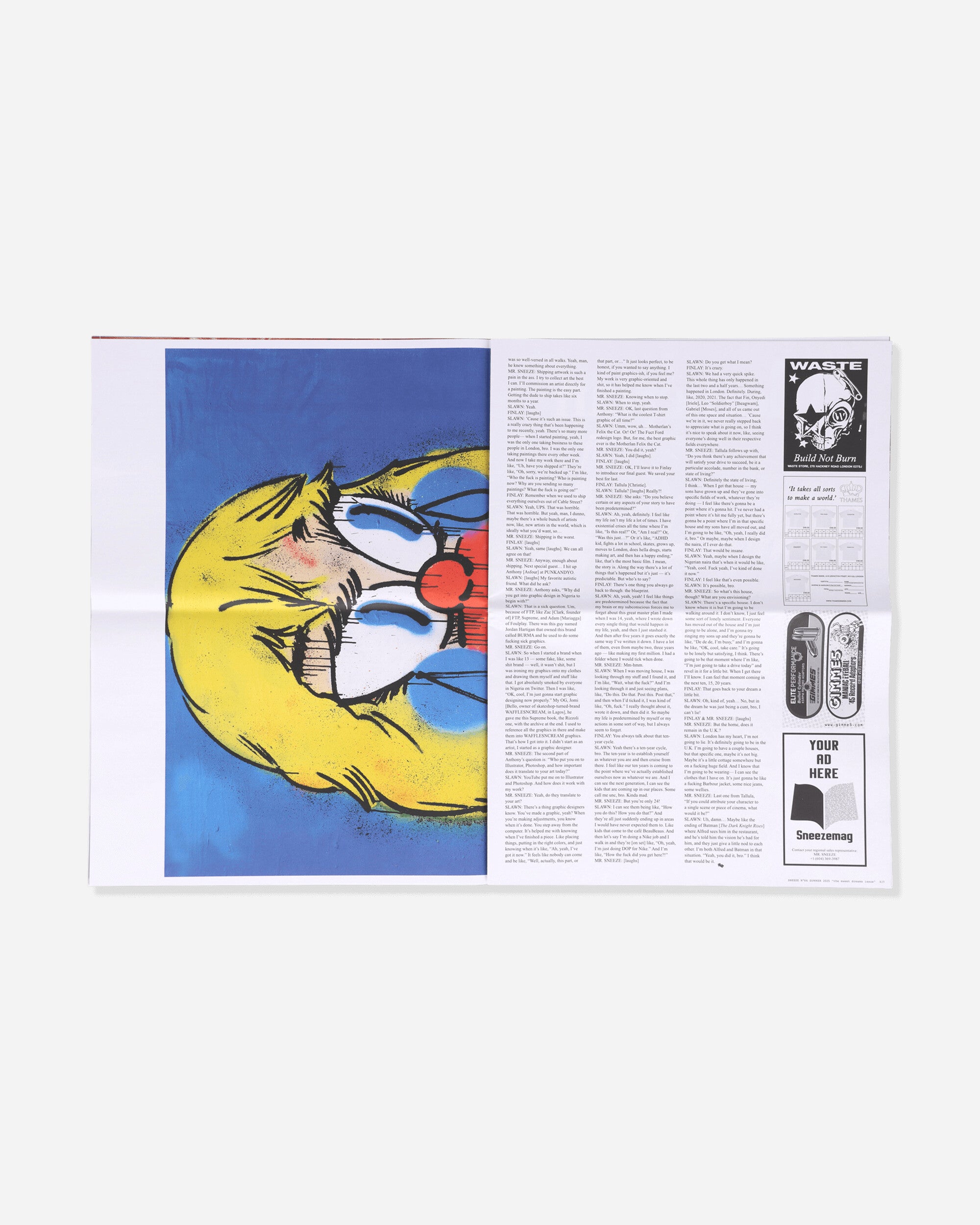 Sneeze Magazine Sneeze Issue 64 - Olaolu Slawn Multi Books and Magazines Magazines SN64 001