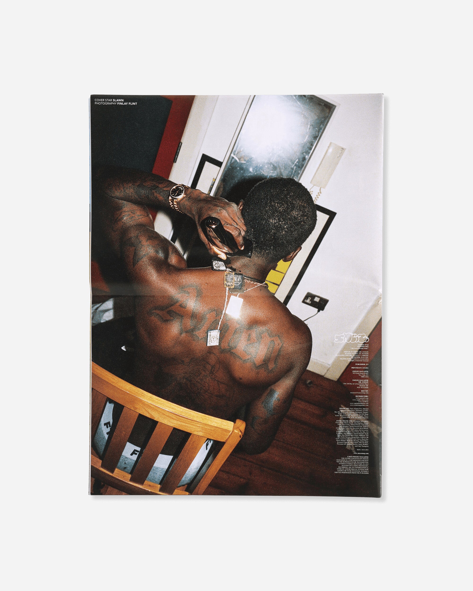 Sneeze Magazine Sneeze Issue 64 - Olaolu Slawn Multi Books and Magazines Magazines SN64 001