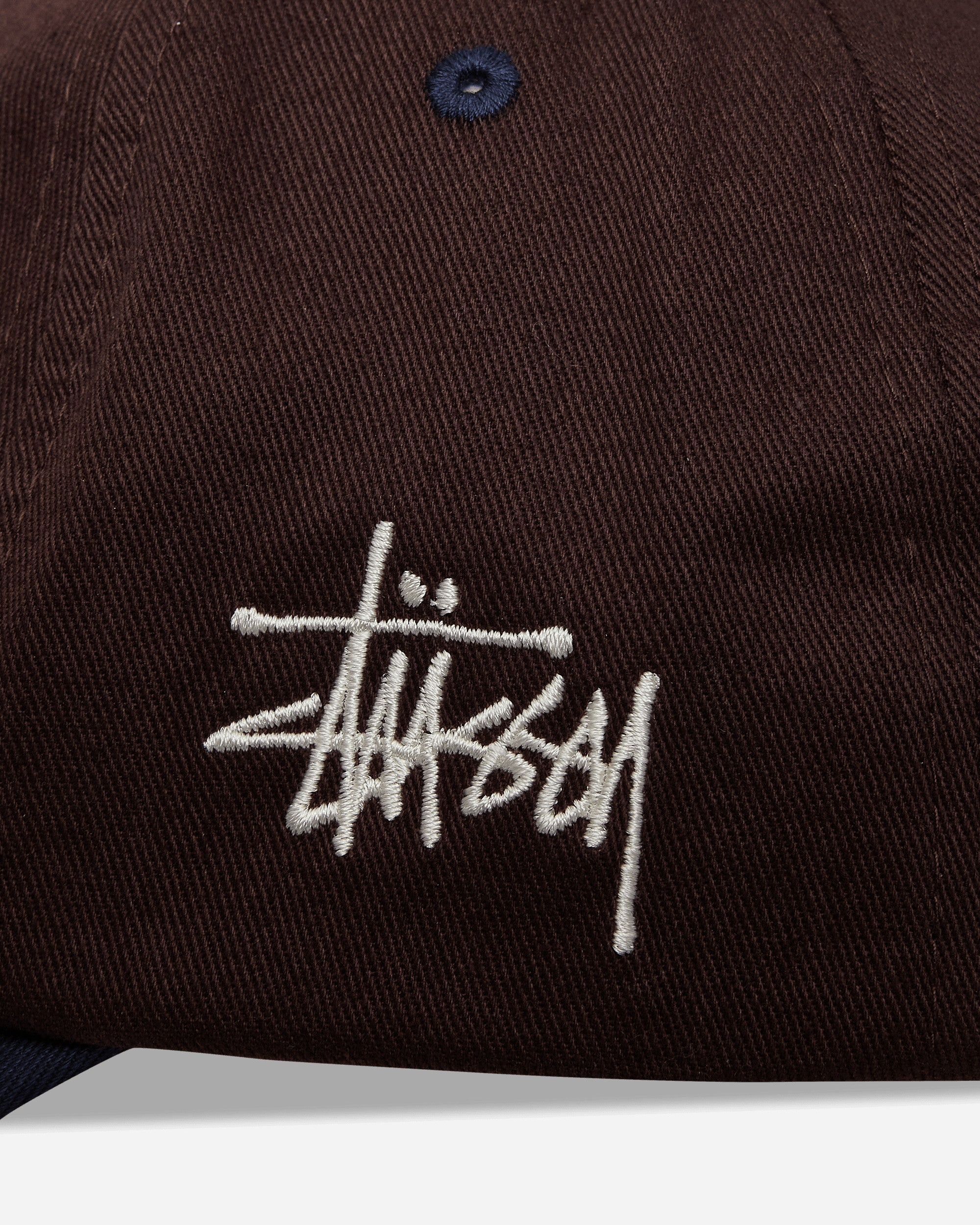 Stüssy Chenille S Low Pro Cap Dark Brown Hats Caps 1311061SJ 1027
