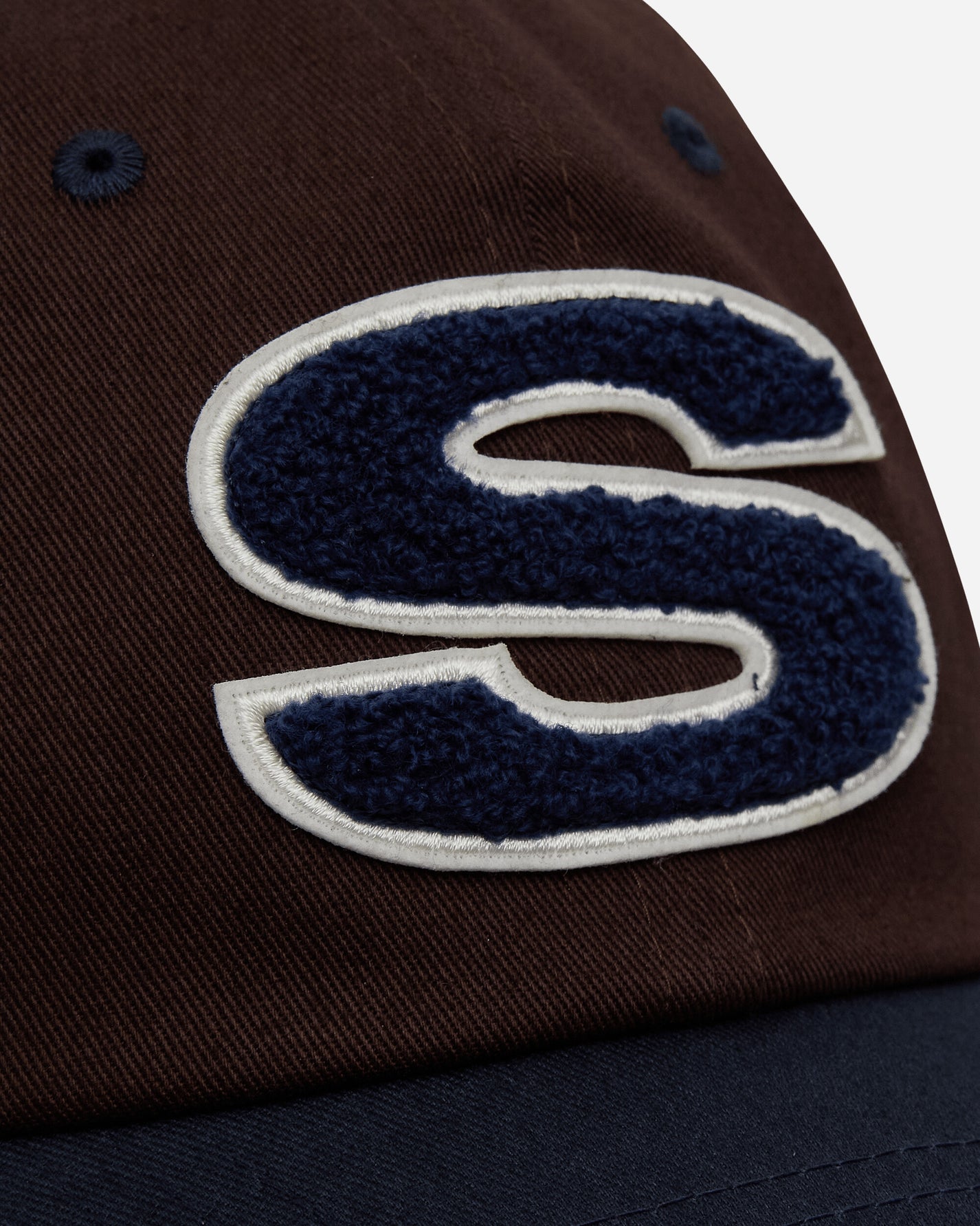 Stüssy Chenille S Low Pro Cap Dark Brown Hats Caps 1311061SJ 1027