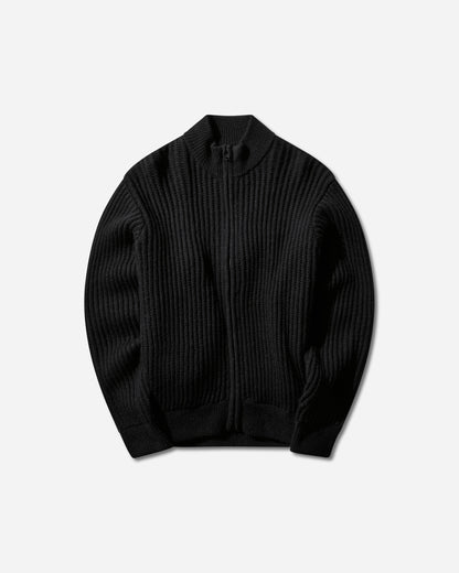 Stüssy Military Patch Zip Sweater Black Knitwears Cardigans 117269 0001