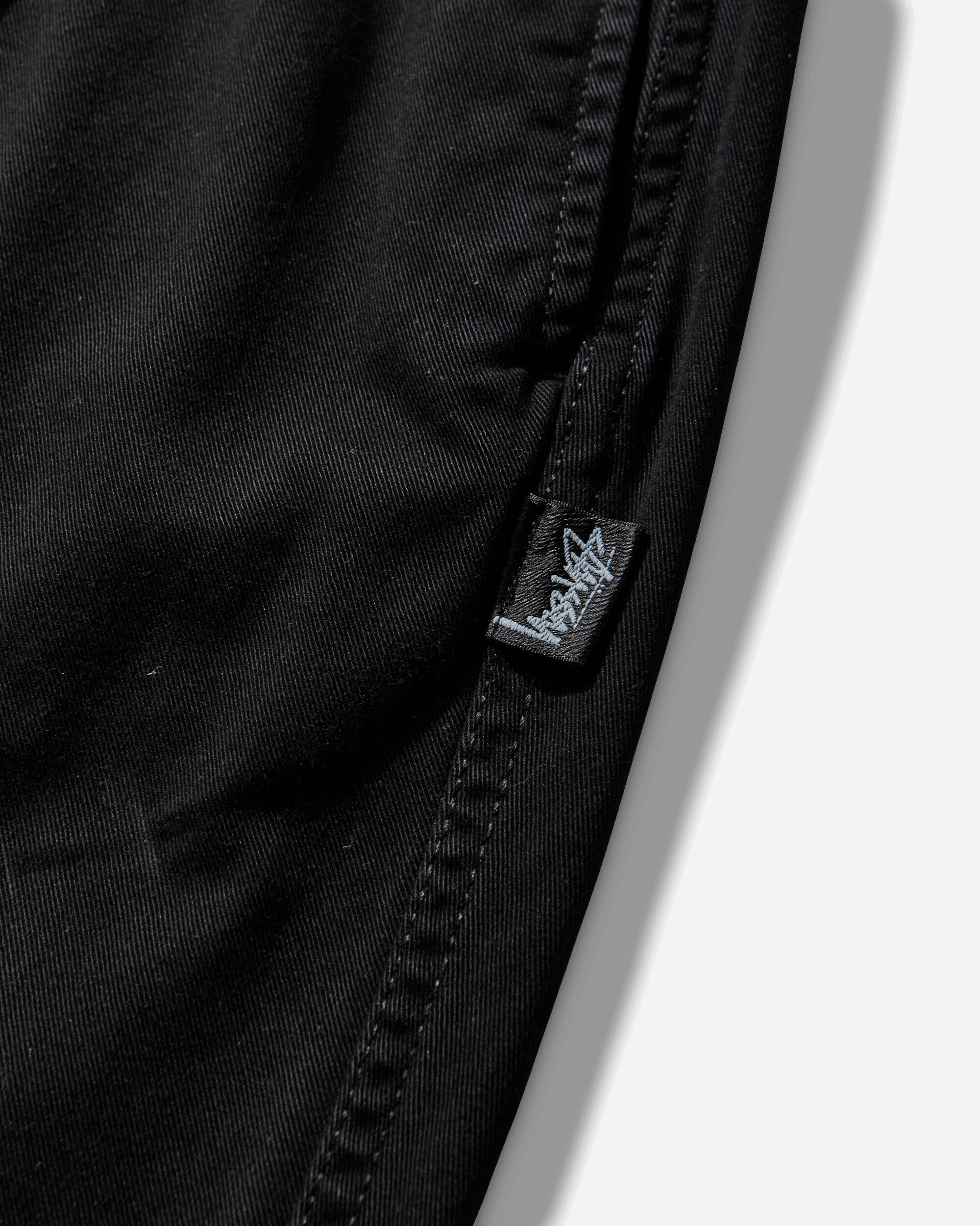 Stüssy Beach Pant Cotton Twill Black Pants Casual 116774SJ 0001