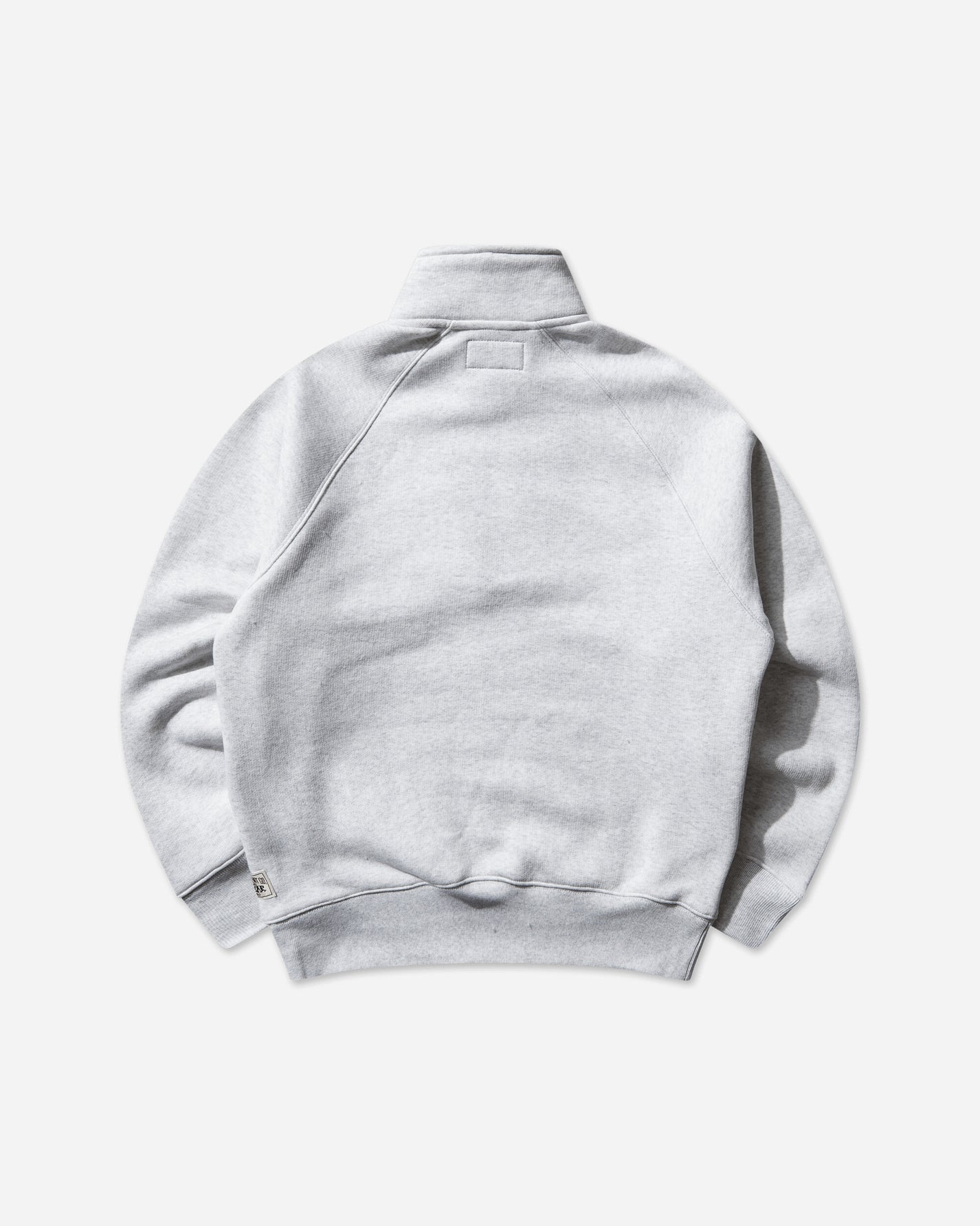 Stüssy Fleece Raglan Zip Mock Ash Heather Sweatshirts Crewneck 118573SJ 0062