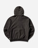 Stüssy Fleece Raglan Hood Washed Black Sweatshirts Hoodies 118572SJ 0034
