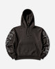Stüssy Motif Print Hood Black Sweatshirts Hoodies 118605SJ 0001