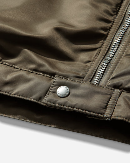 Stüssy Pile Lined Zip Jacket Olive Coats and Jackets Jackets 115887SJ 0403