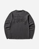 Stüssy Raglan Thermal Basic Stock Washed Black T-Shirts Longsleeve 1140356SJ 0034