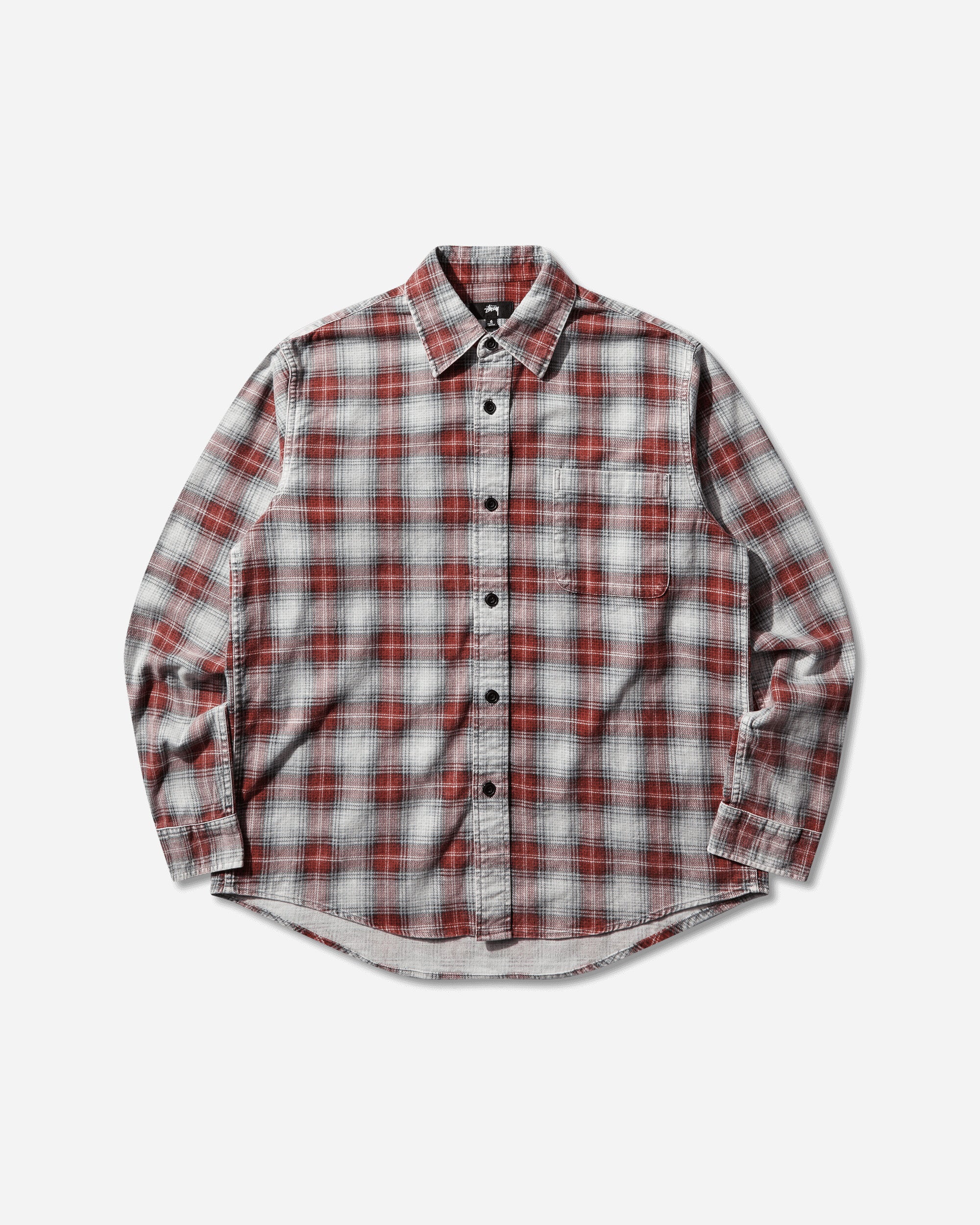 Stüssy Dax Plaid Shirt Red Shirts Longsleeve Shirt 1110375SJ 0601