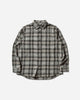 Stüssy Motif Plaid Shirt Grey Shirts Longsleeve Shirt 1110352 0008