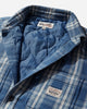 Stüssy Lau Plaid Shirt Jacket Blue Shirts Overshirt 1110382SJ 0801