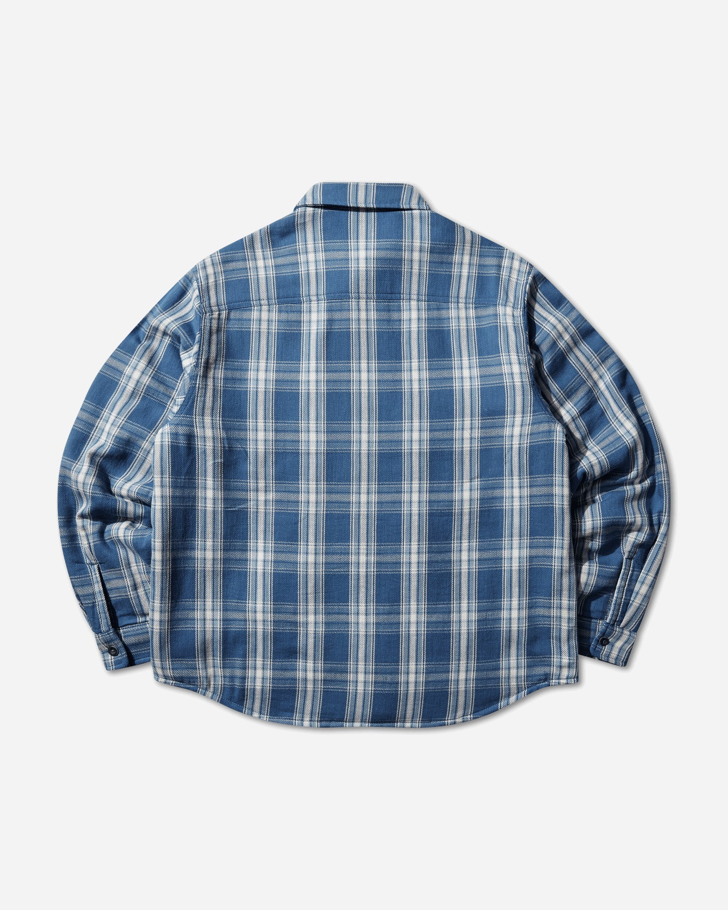 Stüssy Lau Plaid Shirt Jacket Blue Shirts Overshirt 1110382SJ 0801