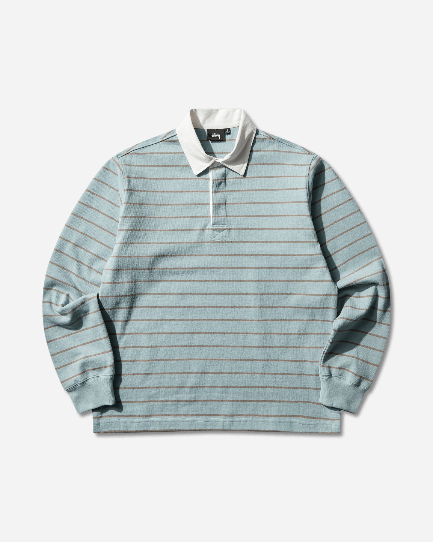 Stüssy Pin Striped Rugby Blue T-Shirts Polo 1140372SJ 0801